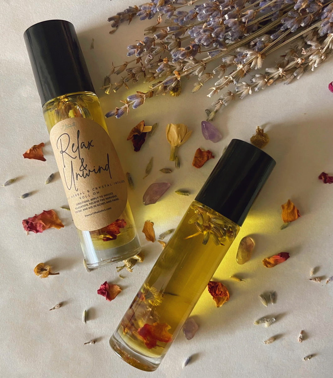 Relax and Rewind Crystal Infused Fragrance Roll On